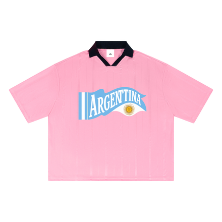 Unisex Striped Boxy Soccer Jersey