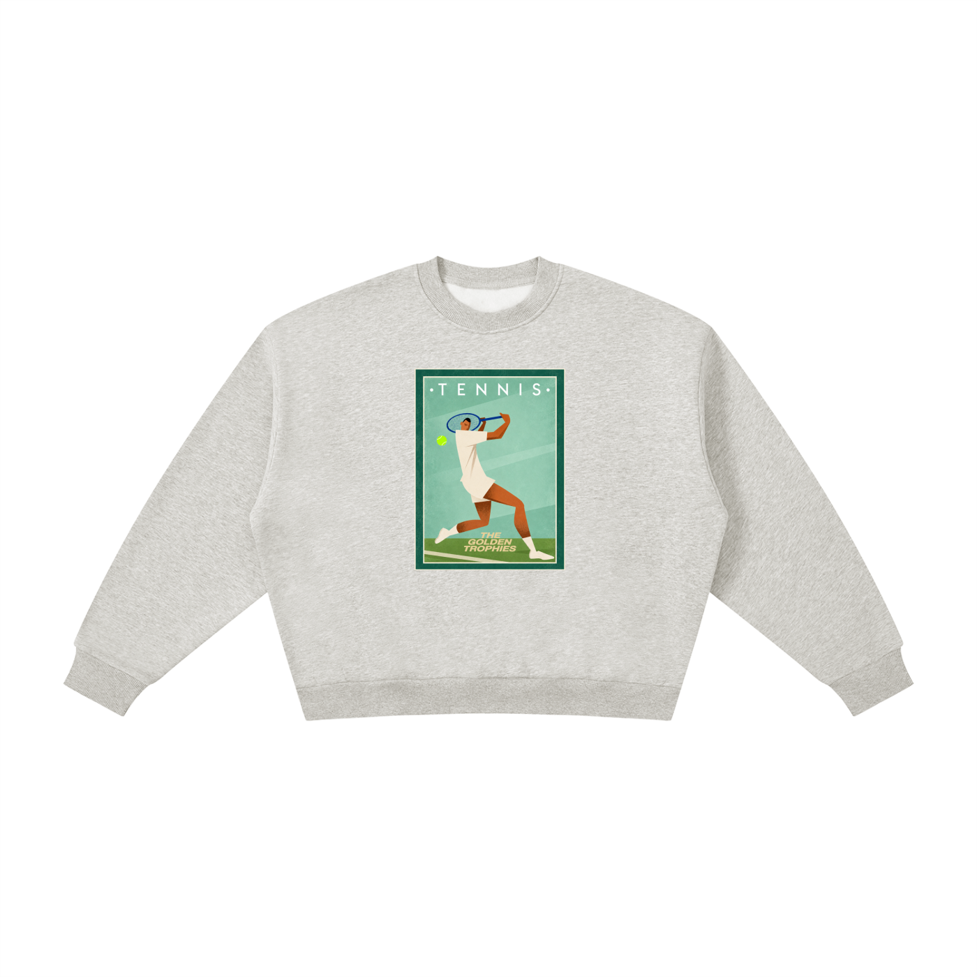Tennis Player Fleece Crewneck Sweatshirt