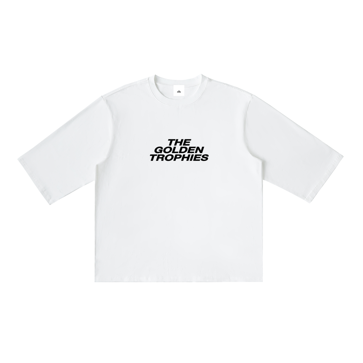 Essential Half Sleeve Ribbed Logo T-Shirt