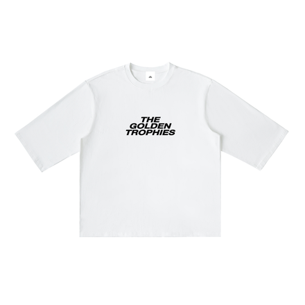 Essential Half Sleeve Ribbed Logo T-Shirt
